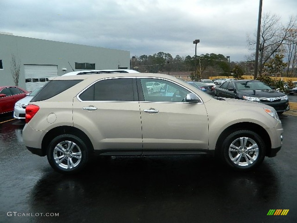 2011 Equinox LT - Gold Mist Metallic / Jet Black photo #2