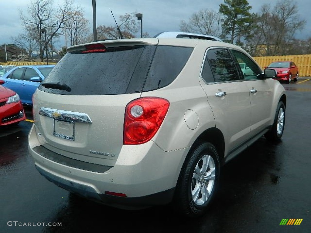 2011 Equinox LT - Gold Mist Metallic / Jet Black photo #3