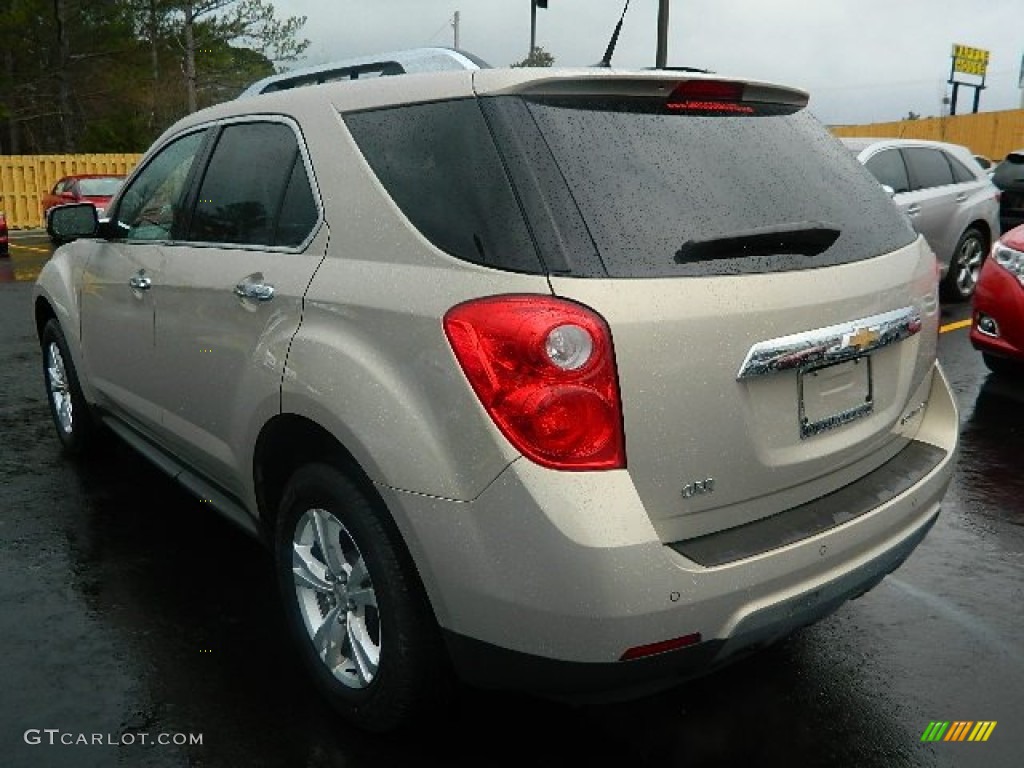 2011 Equinox LT - Gold Mist Metallic / Jet Black photo #5