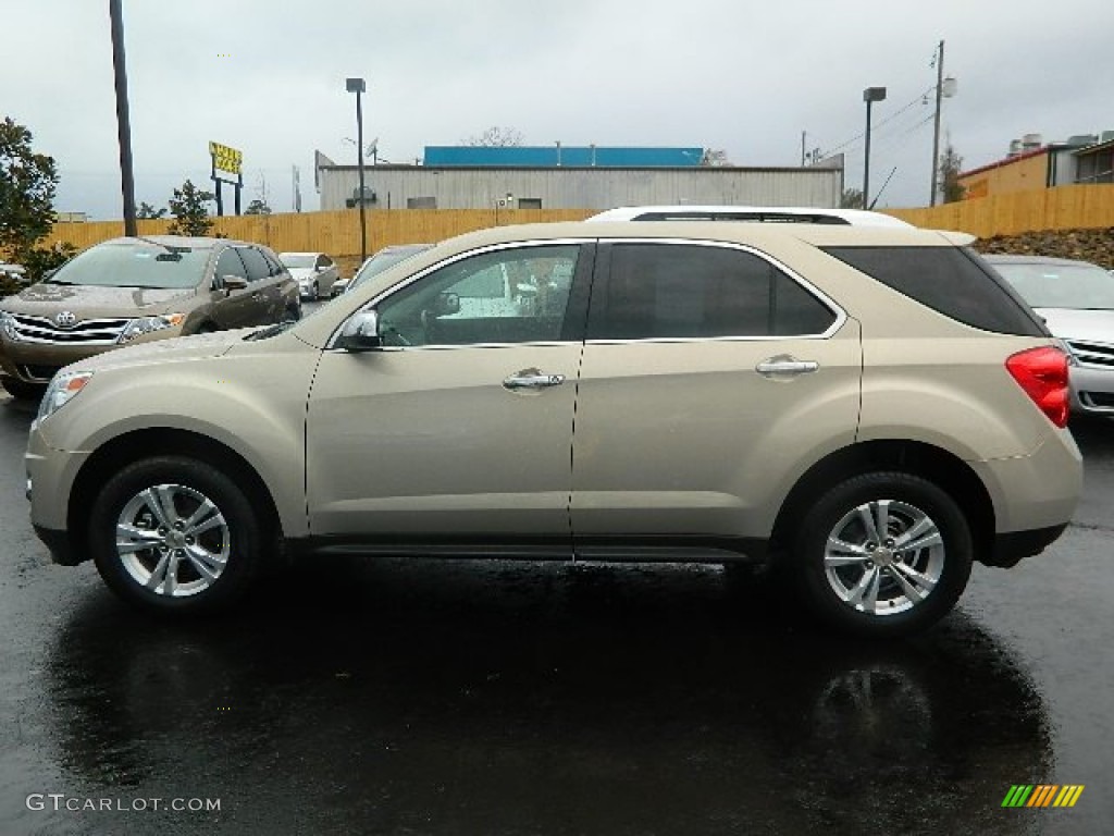 2011 Equinox LT - Gold Mist Metallic / Jet Black photo #6