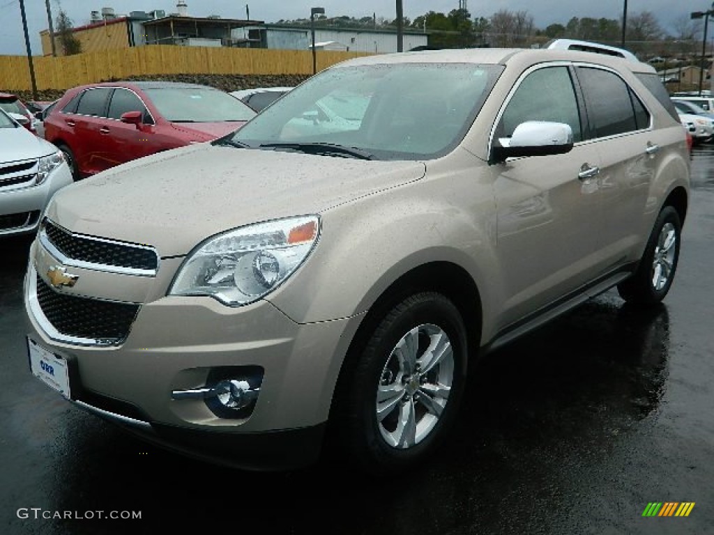 2011 Equinox LT - Gold Mist Metallic / Jet Black photo #7