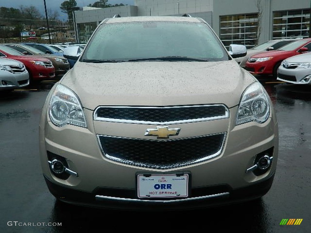 2011 Equinox LT - Gold Mist Metallic / Jet Black photo #8