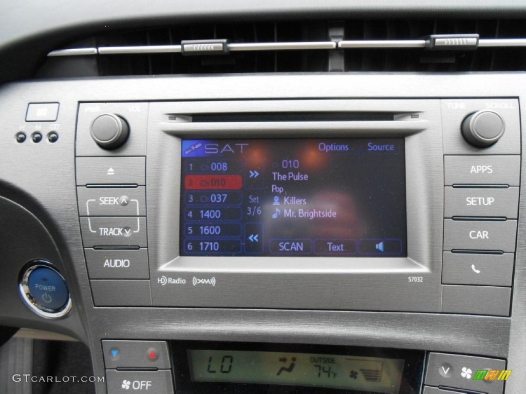 2013 Toyota Prius Three Hybrid Audio System Photo #77364069