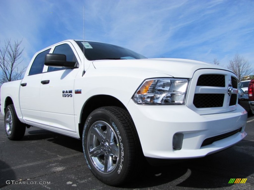 Bright White 2013 Ram 1500 Express Crew Cab Exterior Photo #77364720