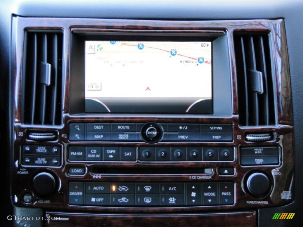 2004 FX 45 AWD - Black Obsidian / Brick/Black photo #12