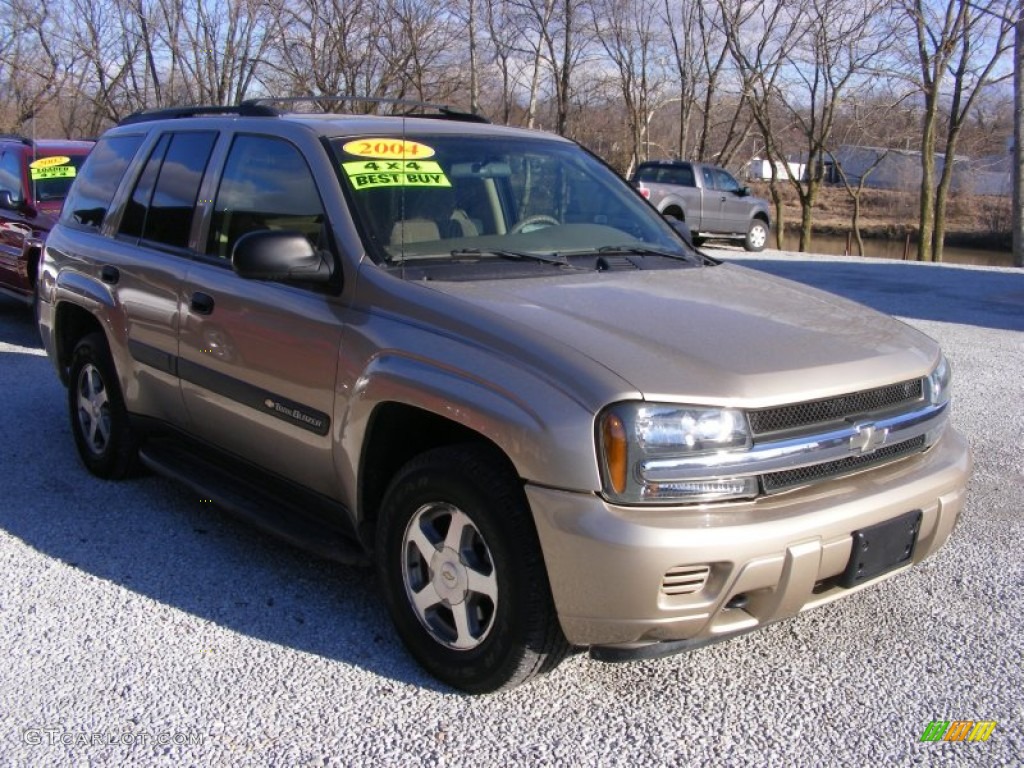 Sandalwood Metallic 2003 Chevrolet TrailBlazer EXT LT 4x4 Exterior Photo #77364852