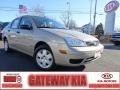 Pueblo Gold Metallic 2007 Ford Focus ZX4 SE Sedan