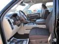 Canyon Brown/Light Frost Beige 2013 Ram 1500 SLT Quad Cab Interior Color