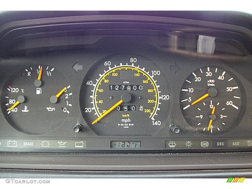 1995 Mercedes-Benz E 300D Sedan Gauges Photo #77366466