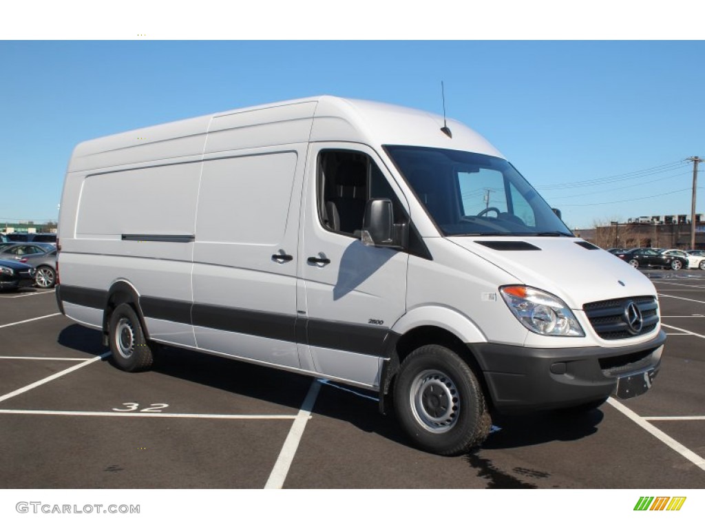Arctic White 2013 Mercedes-Benz Sprinter 2500 High Roof Cargo Van Exterior Photo #77366499