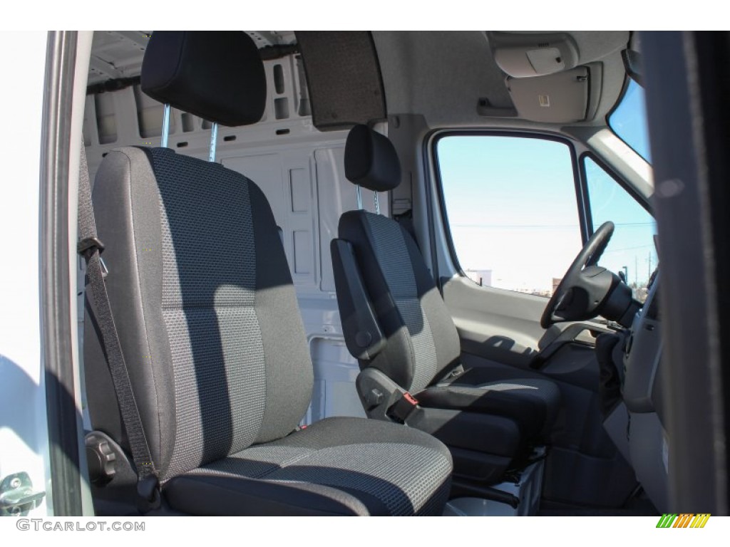 Lima Black Fabric Interior 2013 Mercedes-Benz Sprinter 2500 High Roof Cargo Van Photo #77366574