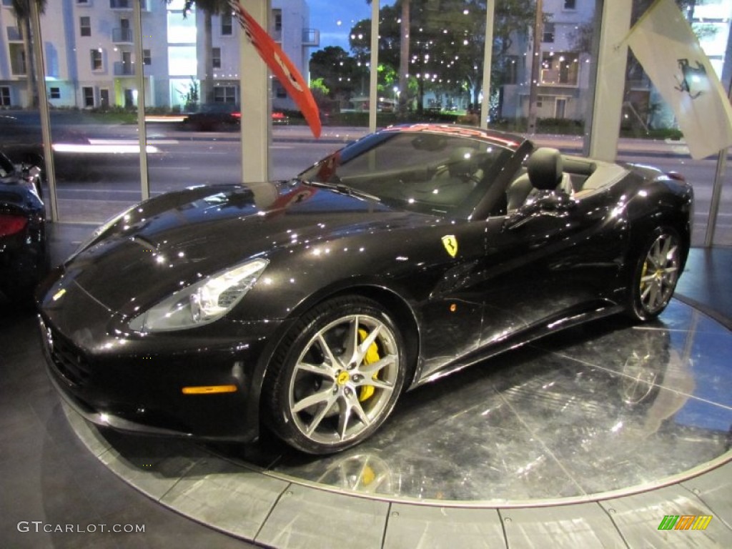 Nero Daytona (Black Metallic) 2009 Ferrari California Standard California Model Exterior Photo #77366637
