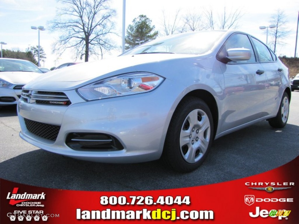 Bright Silver Metallic Dodge Dart