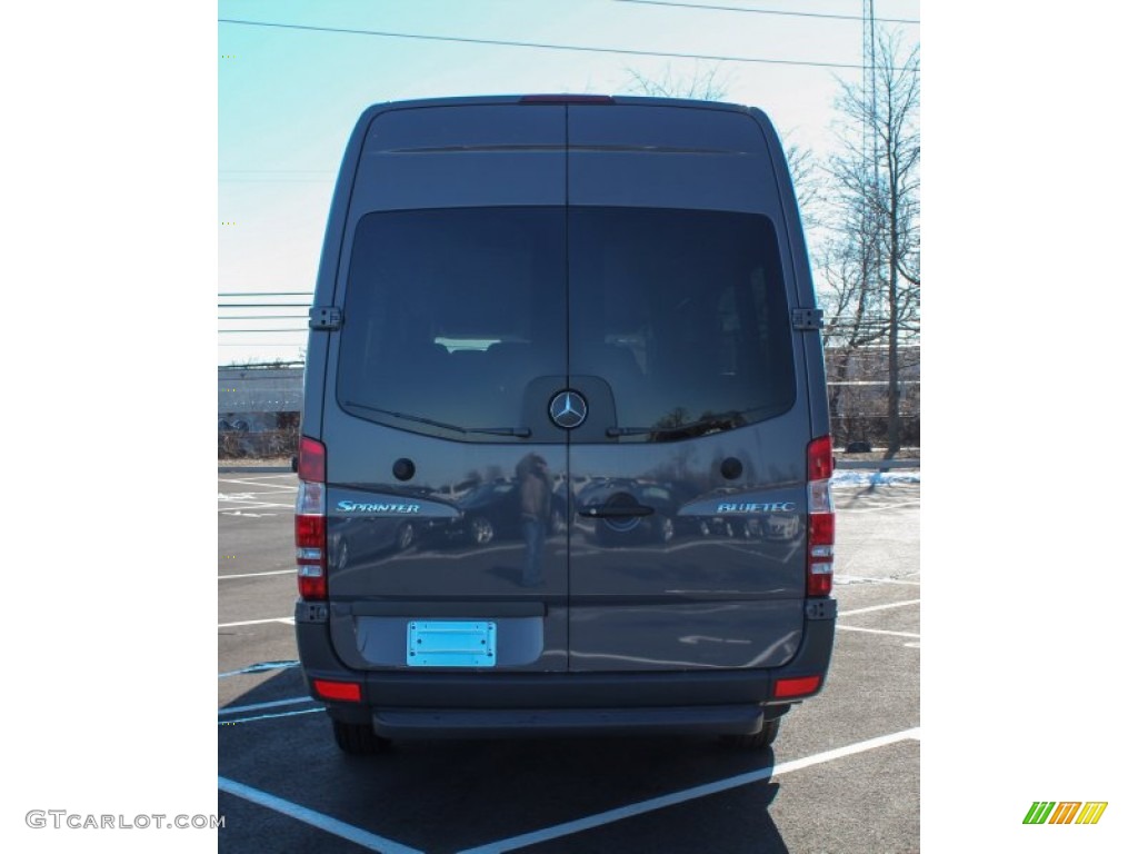 2013 Sprinter 2500 High Roof Passenger Van - Graphite Grey / Lima Black Fabric photo #5