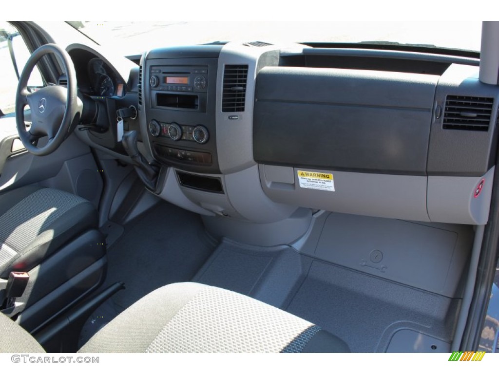 2013 Mercedes-Benz Sprinter 2500 High Roof Passenger Van Lima Black Fabric Dashboard Photo #77366964