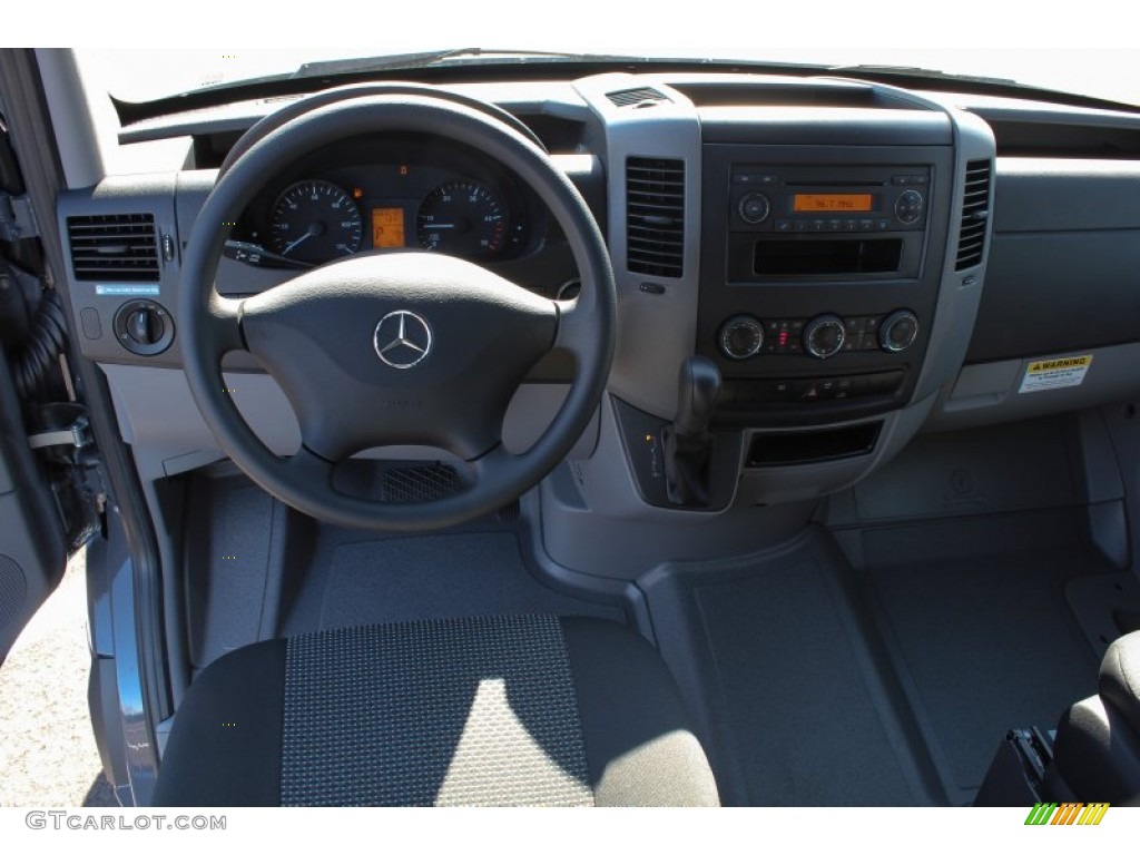 2013 Mercedes-Benz Sprinter 2500 High Roof Passenger Van Lima Black Fabric Dashboard Photo #77367059