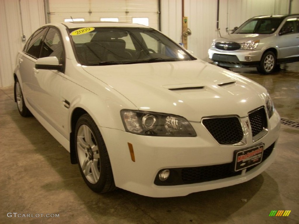 2009 G8 Sedan - White Hot / Onyx photo #18