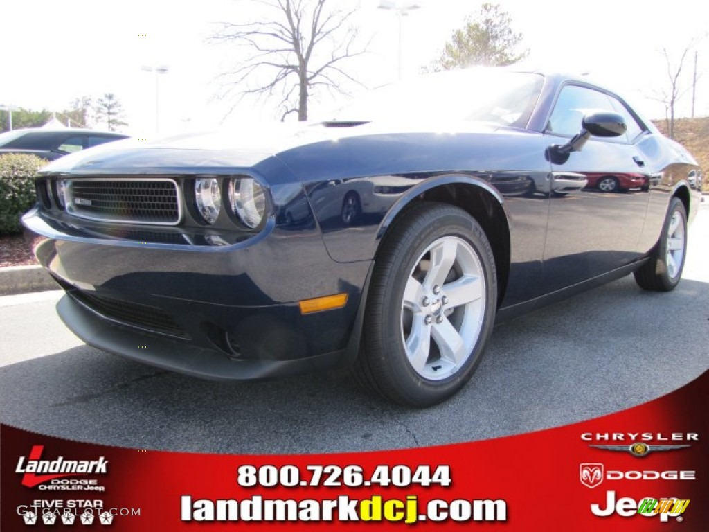 2013 Challenger SXT - Jazz Blue Pearl / Dark Slate Gray photo #1