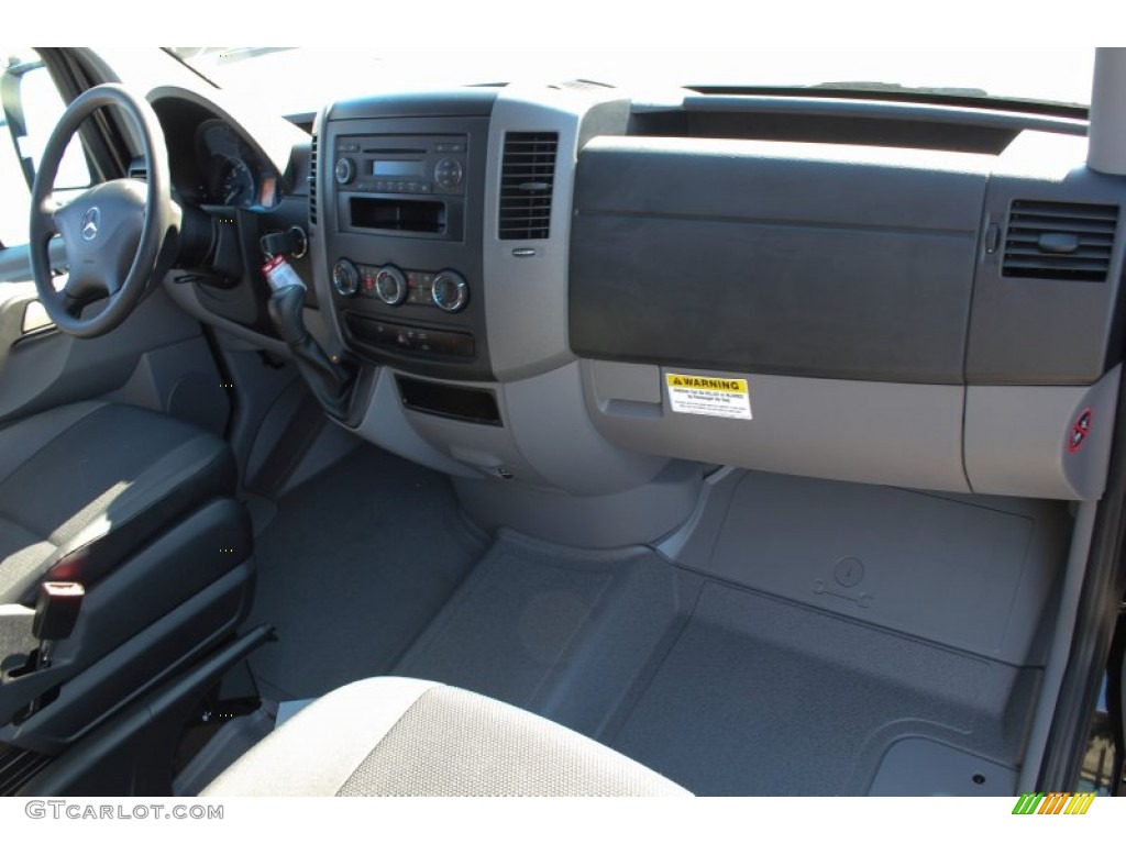 2013 Mercedes-Benz Sprinter 2500 High Roof Passenger Van Black Leatherette Dashboard Photo #77367402