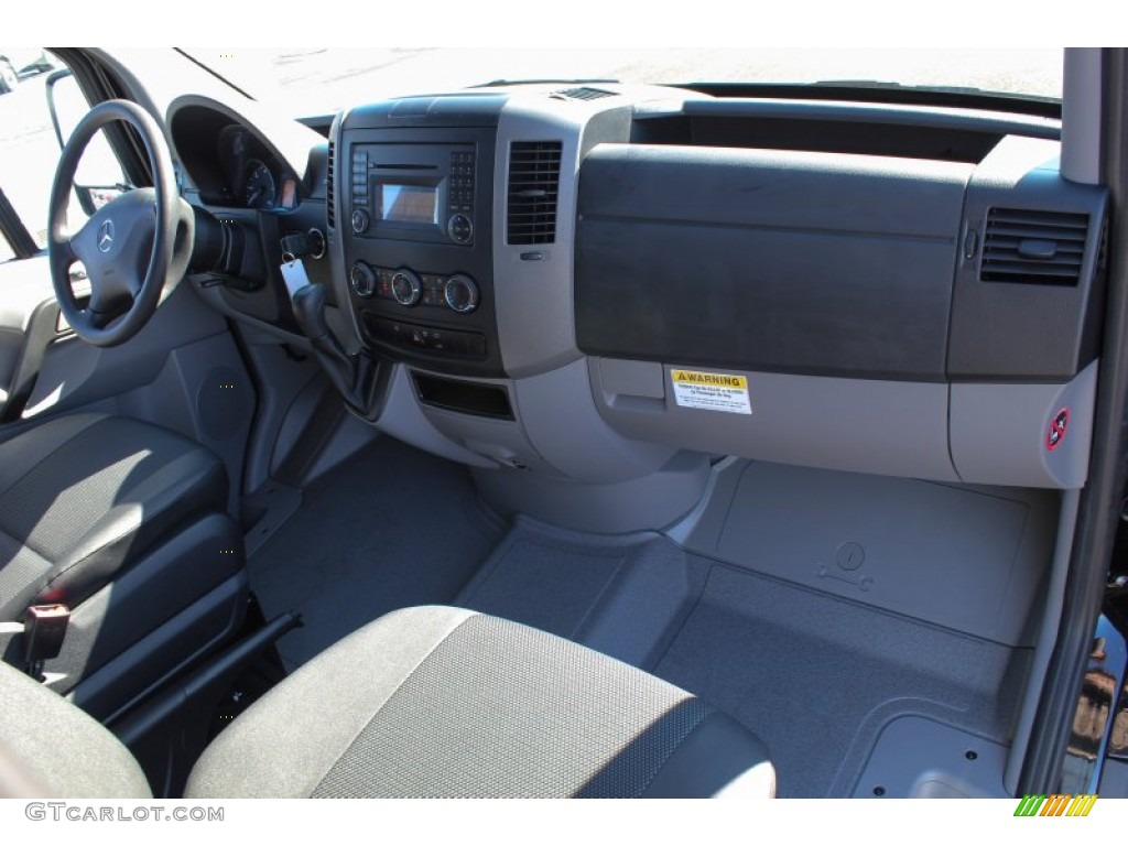 2013 Mercedes-Benz Sprinter 2500 High Roof Passenger Van Black Leatherette Dashboard Photo #77367863