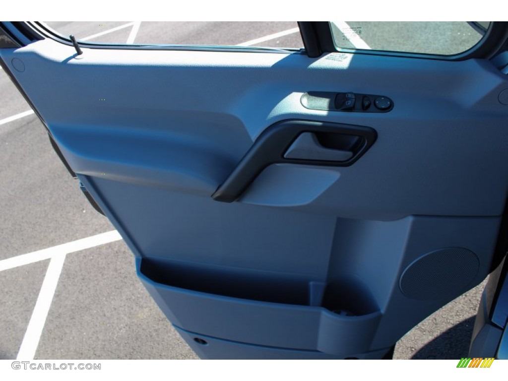 2013 Mercedes-Benz Sprinter 2500 High Roof Passenger Van Black Leatherette Door Panel Photo #77367921
