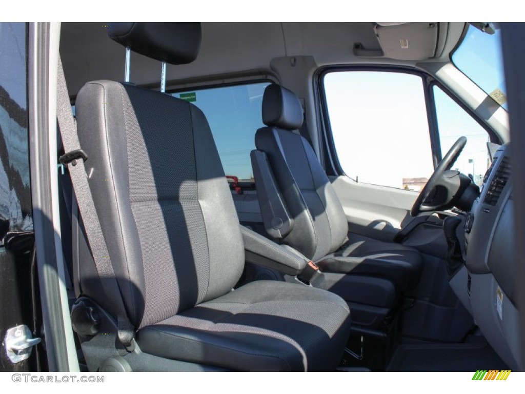 Lima Black Fabric Interior 2013 Mercedes-Benz Sprinter 2500 High Roof Passenger Van Photo #77368337