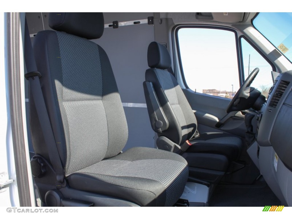 Lima Black Fabric Interior 2013 Mercedes-Benz Sprinter 3500 High Roof Cargo Van Photo #77368745