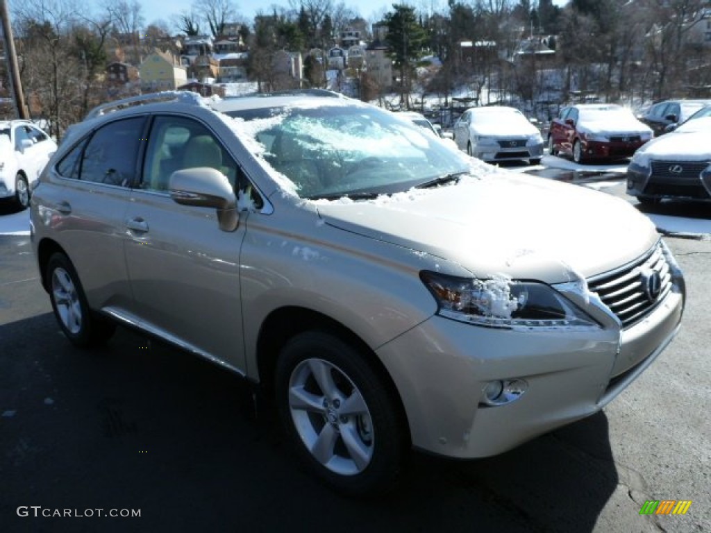 2013 RX 350 AWD - Satin Cashmere Metallic / Parchment/Espresso Birds Eye Maple photo #6