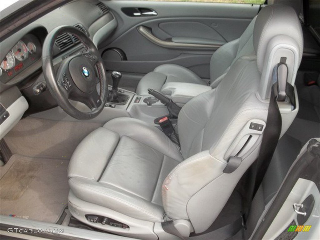 2002 BMW M3 Convertible Front Seat Photo #77369126