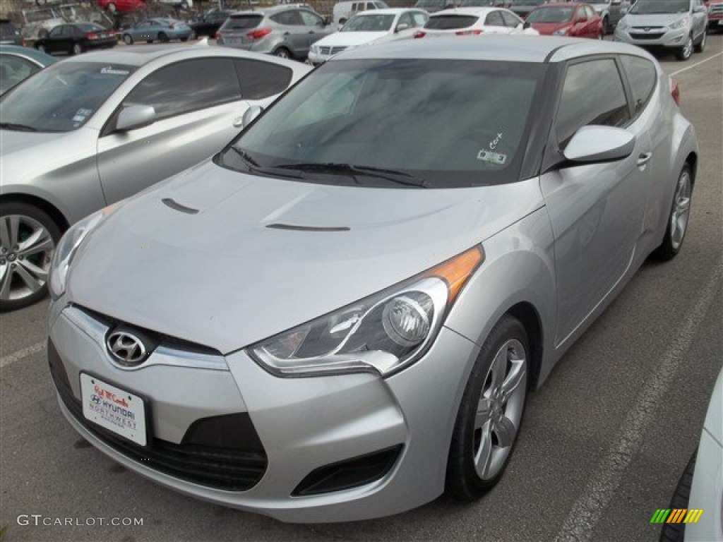 2012 Veloster  - Ironman Silver / Gray photo #1