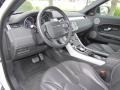 Dynamic Ebony/Cirrus 2012 Land Rover Range Rover Evoque Coupe Dynamic Interior Color