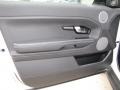 Dynamic Ebony/Cirrus 2012 Land Rover Range Rover Evoque Coupe Dynamic Door Panel