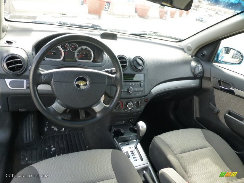 Charcoal Interior 2009 Chevrolet Aveo Aveo5 LT Photo #77370465