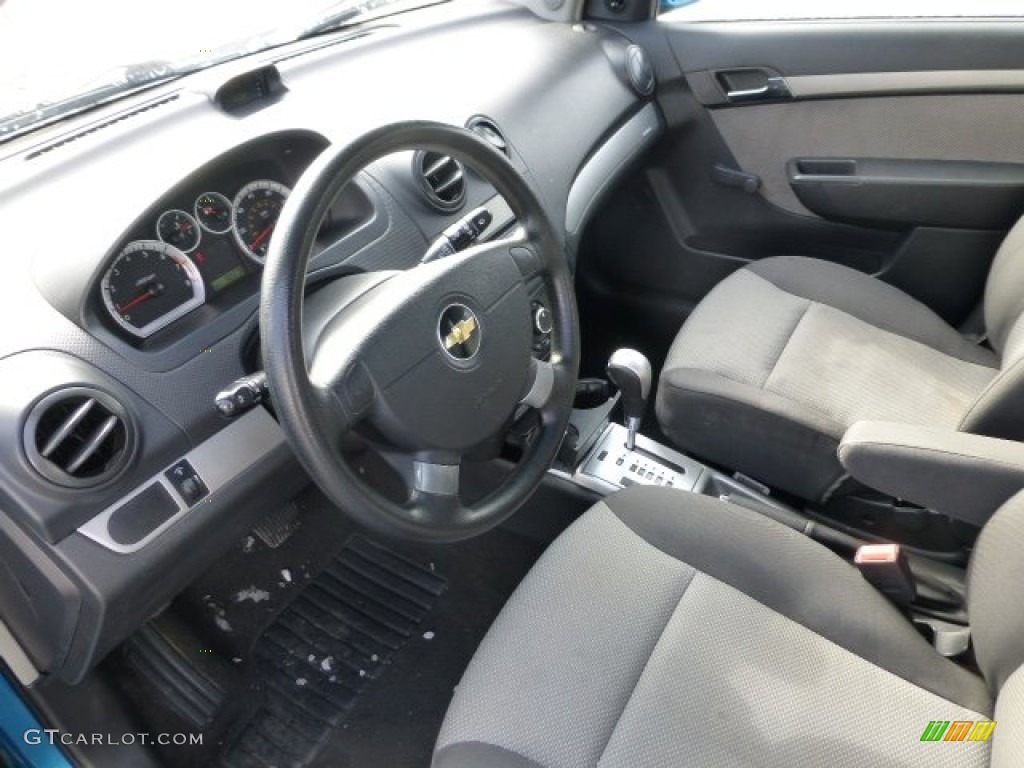Charcoal Interior 2009 Chevrolet Aveo Aveo5 LT Photo #77370527