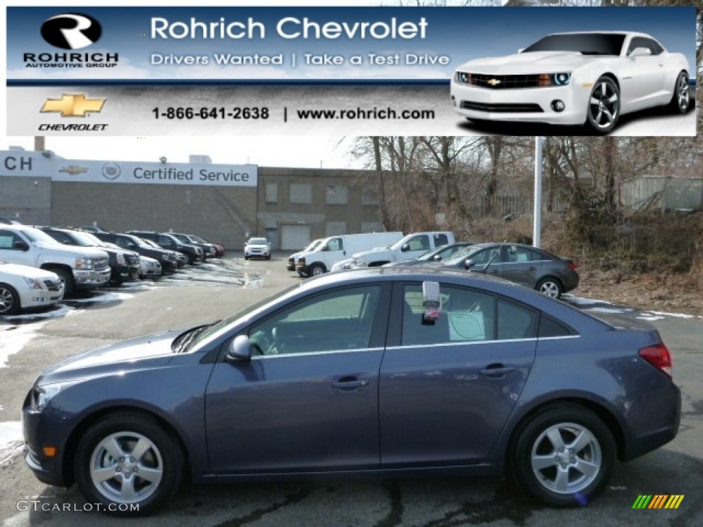 2013 Cruze LT - Atlantis Blue Metallic / Jet Black photo #1