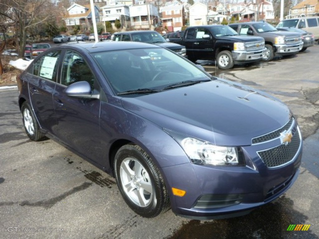Atlantis Blue Metallic 2013 Chevrolet Cruze LT Exterior Photo #77370765