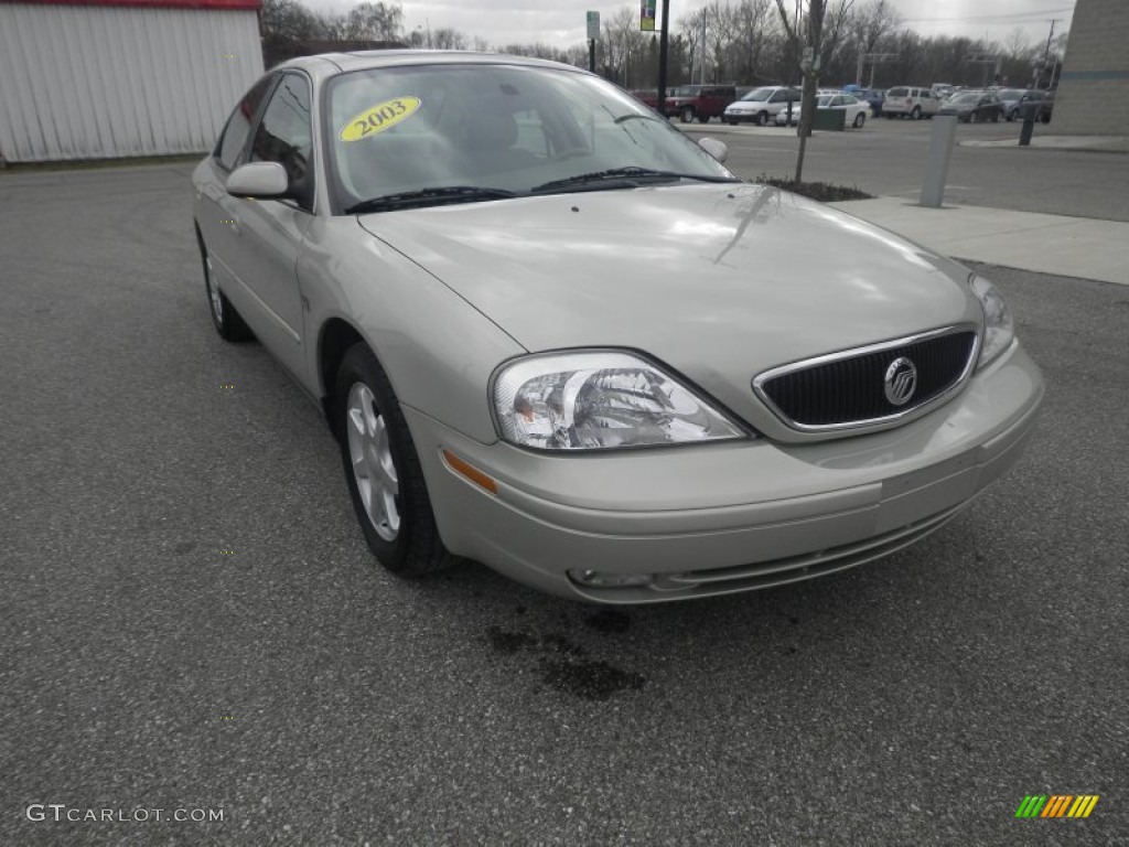 Gold Ash Metallic 2003 Mercury Sable LS Premium Sedan Exterior Photo #77370969