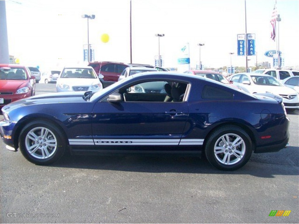2011 Mustang V6 Coupe - Kona Blue Metallic / Charcoal Black photo #8