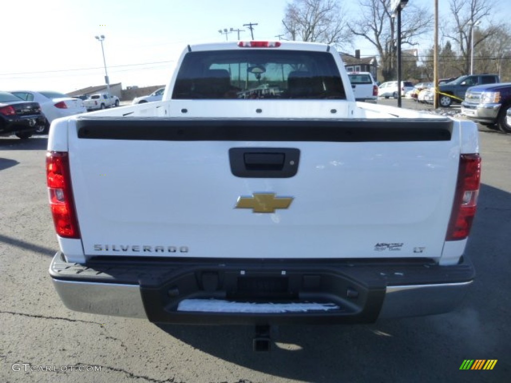 2013 Silverado 1500 LT Extended Cab 4x4 - Summit White / Light Titanium/Dark Titanium photo #6