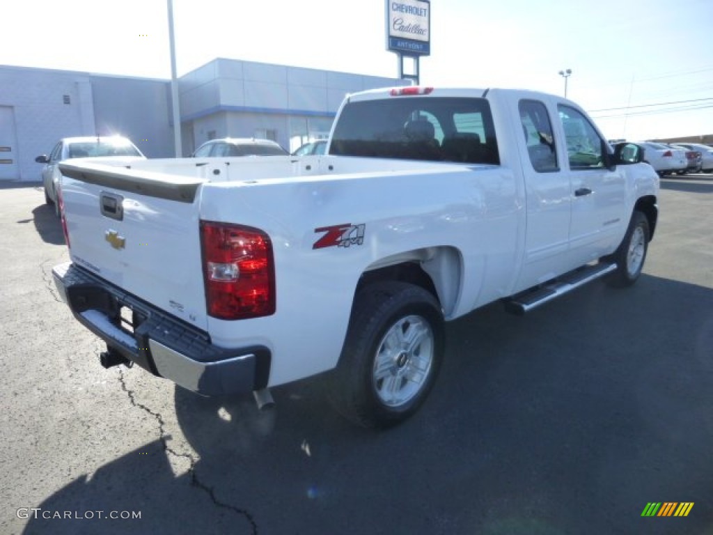 2013 Silverado 1500 LT Extended Cab 4x4 - Summit White / Light Titanium/Dark Titanium photo #7