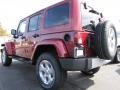 Deep Cherry Red Crystal Pearl - Wrangler Unlimited Sahara 4x4 Photo No. 2