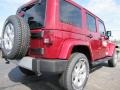 Deep Cherry Red Crystal Pearl - Wrangler Unlimited Sahara 4x4 Photo No. 3