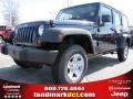 True Blue Pearl 2013 Jeep Wrangler Unlimited Sport 4x4