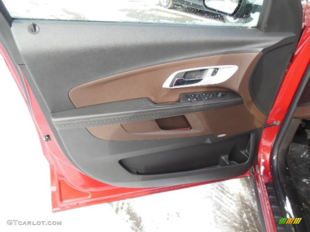 2013 Chevrolet Equinox LTZ AWD Brownstone/Jet Black Door Panel Photo #77372376