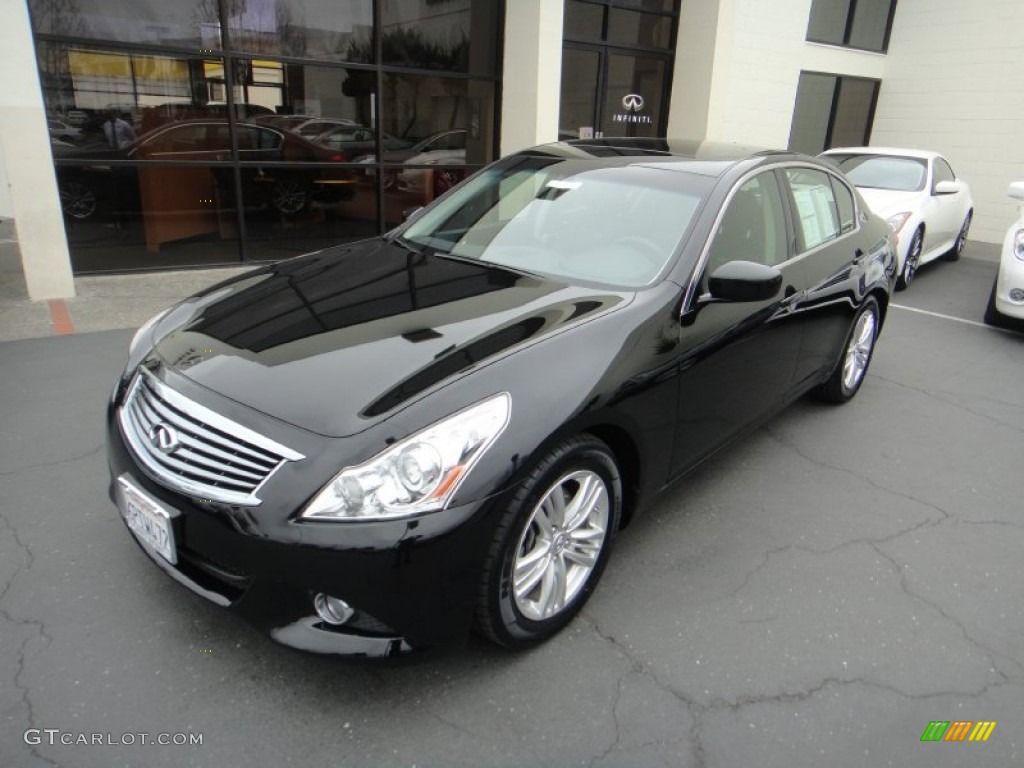 2011 G 37 Journey Sedan - Black Obsidian / Graphite photo #1