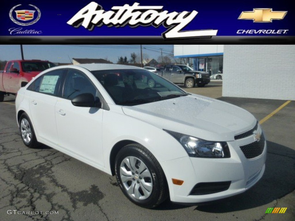 2013 Cruze LS - Summit White / Jet Black/Medium Titanium photo #1