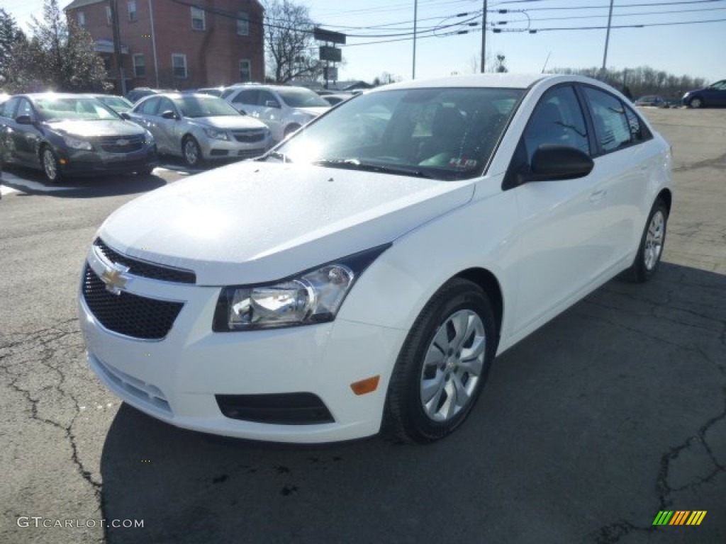 2013 Cruze LS - Summit White / Jet Black/Medium Titanium photo #3