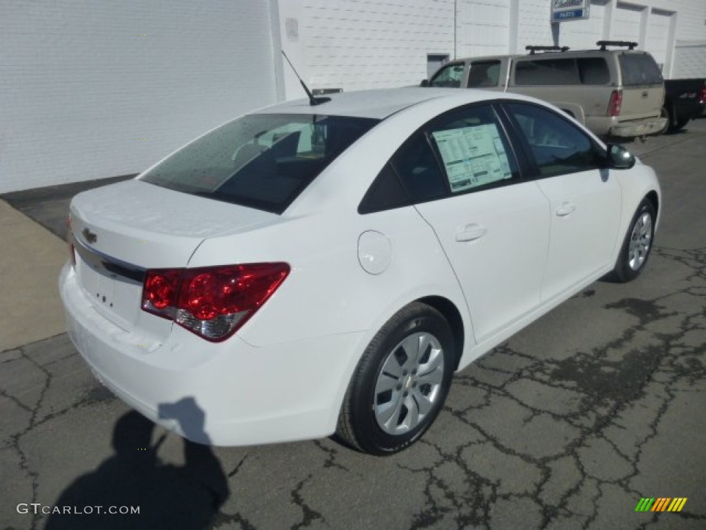 2013 Cruze LS - Summit White / Jet Black/Medium Titanium photo #7
