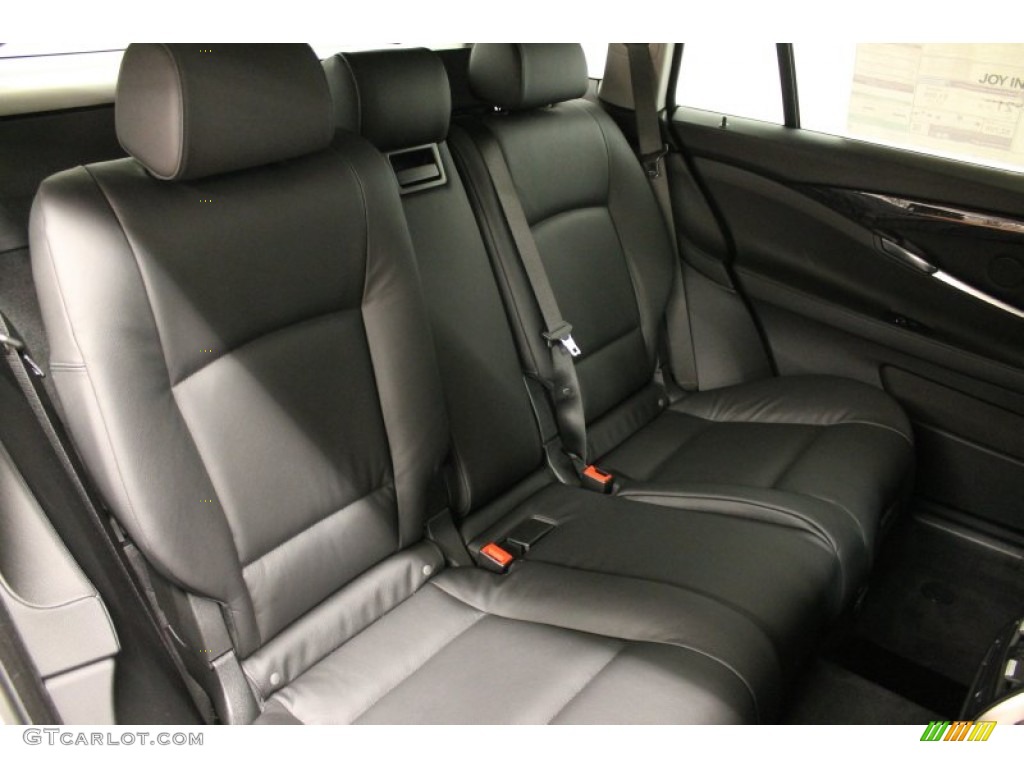 Black Interior 2013 BMW 5 Series 535i xDrive Gran Turismo Photo #77372534