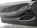Dark Charcoal 2001 Ford Mustang V6 Coupe Door Panel